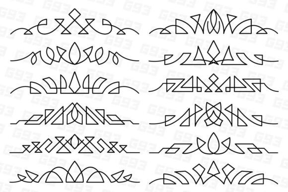 Abstract Ornamental Designs: Graphics & Illustrations for Editorial Polish