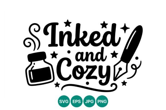 Inked and Cozy Script Lettering Vector Graphics Review